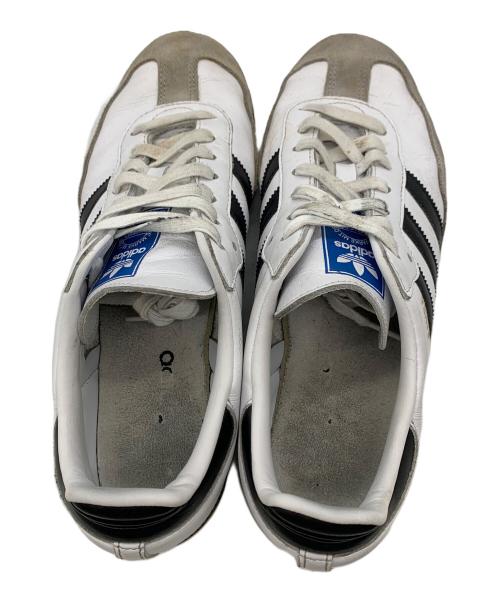 adidas（アディダス）adidas (アディダス) ローカットスニーカー ホワイト×ブラック サイズ:28の古着・服飾アイテム