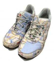 asics（アシックス）の古着「スニーカー」｜ベージュ×ブルー