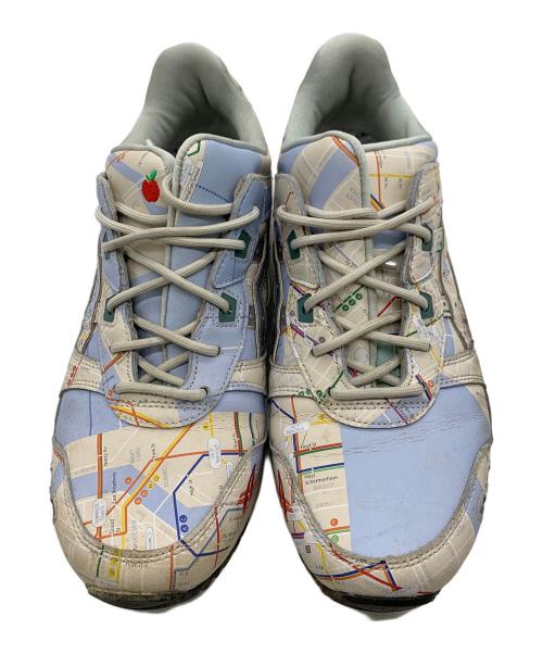 asics（アシックス）asics (アシックス) スニーカー ベージュ×ブルー サイズ:27の古着・服飾アイテム