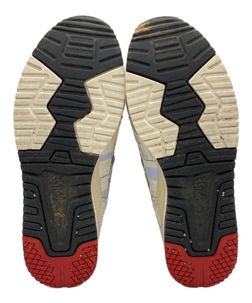 asics（アシックス）asics (アシックス) スニーカー ベージュ×ブルー サイズ:27の古着・服飾アイテム