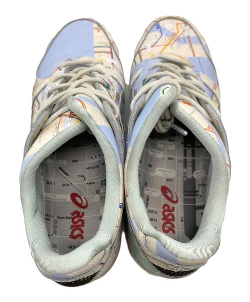 asics（アシックス）asics (アシックス) スニーカー ベージュ×ブルー サイズ:27の古着・服飾アイテム