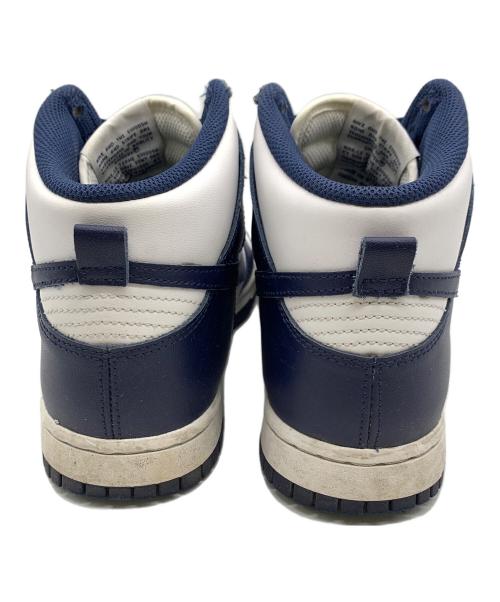 NIKE（ナイキ）NIKE (ナイキ) ハイカットスニーカー ホワイト×ネイビー サイズ:26の古着・服飾アイテム