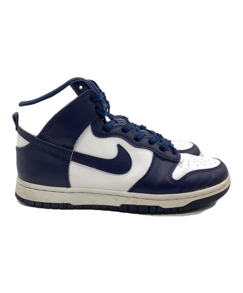 NIKE（ナイキ）NIKE (ナイキ) ハイカットスニーカー ホワイト×ネイビー サイズ:26の古着・服飾アイテム