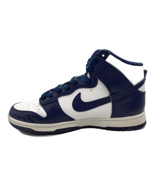 NIKE（ナイキ）NIKE (ナイキ) ハイカットスニーカー ホワイト×ネイビー サイズ:26の古着・服飾アイテム