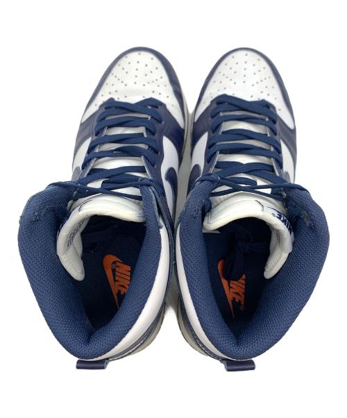 NIKE（ナイキ）NIKE (ナイキ) ハイカットスニーカー ホワイト×ネイビー サイズ:26の古着・服飾アイテム