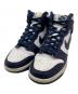 NIKE（ナイキ）の古着「ハイカットスニーカー」｜ホワイト×ネイビー