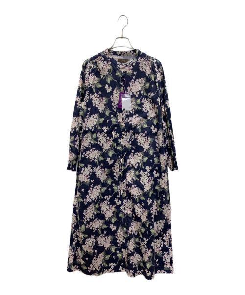 sosotto（ソソット）sosotto (ソソット) 長袖ワンピース ネイビー×ベージュ×グリーン サイズ:1 未使用品の古着・服飾アイテム