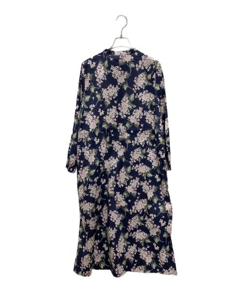 sosotto（ソソット）sosotto (ソソット) 長袖ワンピース ネイビー×ベージュ×グリーン サイズ:1 未使用品の古着・服飾アイテム