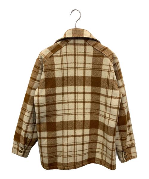WOOLRICH（ウールリッチ）WOOLRICH (ウールリッチ) 裏ボアウールジャケット ベージュ サイズ:Sの古着・服飾アイテム