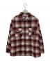 PENDLETON（ペンドルトン）の古着「ウールチェックシャツ」｜レッド×アイボリー