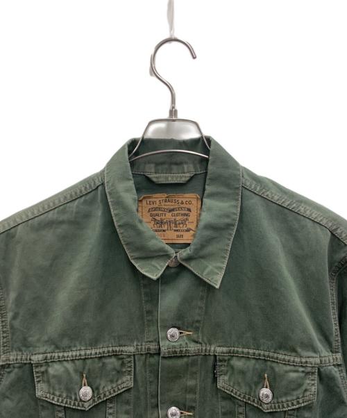 LEVI'S（リーバイス）LEVI'S (リーバイス) デニムジャケット グリーン サイズ:Mの古着・服飾アイテム