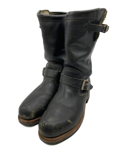 CHIPPEWA（チペワ）CHIPPEWA (チペワ) エンジニアブーツ ブラック サイズ:38の古着・服飾アイテム