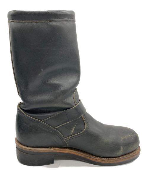 CHIPPEWA（チペワ）CHIPPEWA (チペワ) エンジニアブーツ ブラック サイズ:38の古着・服飾アイテム