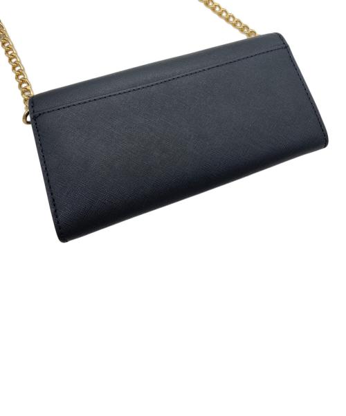 MICHAEL KORS（マイケル・コース）MICHAEL KORS (マイケル・コース) ショルダーウォレット ブラックの古着・服飾アイテム