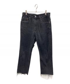 中古・古着通販】LEVI'S (リーバイス) 503先染めデニムパンツ ブラック
