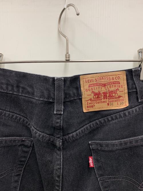 LEVI'S（リーバイス）LEVI'S (リーバイス) 505デニムパンツ ブラック サイズ:W31×L30の古着・服飾アイテム