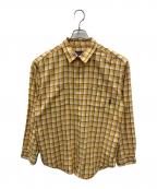 Patagoniaパタゴニア）の古着「チェックシャツ」｜イエロー×ブラウン