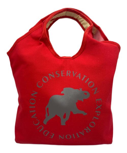 HUNTING WORLD（ハンティングワールド）HUNTING WORLD (ハンティングワールド) リバーシブルハンドバッグ レッドの古着・服飾アイテム