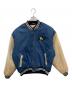 MVSPORT（エムブイ スポーツ）の古着「デニムスタジャン」｜ブルー×ベージュ