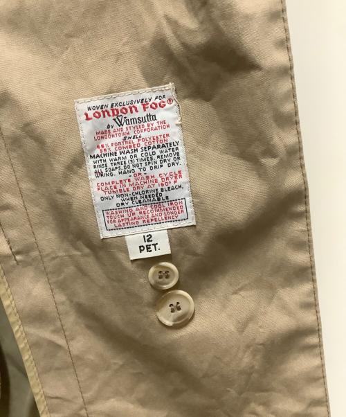 london fog（ロンドンフォグ）LONDON FOG (ロンドンフォグ) トレンチコート ベージュ サイズ:12の古着・服飾アイテム