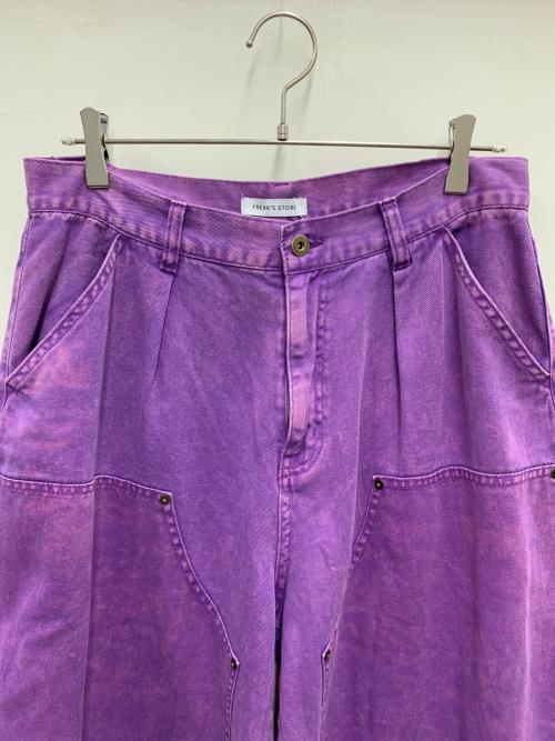 FREAK'S STORE（フリークスストア）FREAK'S STORE (フリークスストア) バギーデニムパンツ パープル サイズ:M 未使用品の古着・服飾アイテム