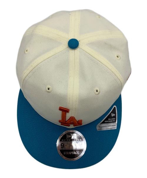 New Era（ニューエラ）New Era (ニューエラ) KEBOZ (ケボズ) キャップ アイボリー×ブルーの古着・服飾アイテム