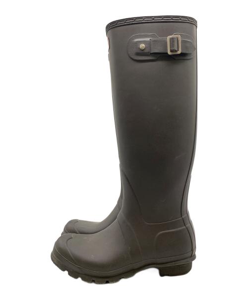 HUNTER（ハンター）HUNTER (ハンター) レインブーツ ブラウン サイズ:25の古着・服飾アイテム