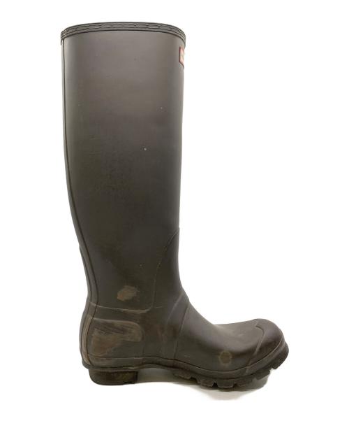 HUNTER（ハンター）HUNTER (ハンター) レインブーツ ブラウン サイズ:25の古着・服飾アイテム