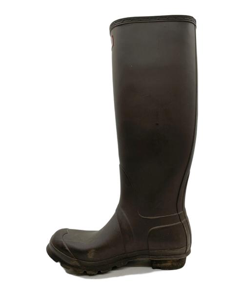 HUNTER（ハンター）HUNTER (ハンター) レインブーツ ブラウン サイズ:25の古着・服飾アイテム