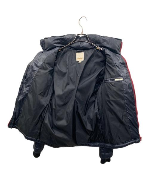 DIESEL（ディーゼル）DIESEL (ディーゼル) ダウンジャケット ブラック×レッド サイズ:Mの古着・服飾アイテム