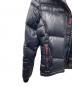 中古・古着 DIESEL (ディーゼル) ダウンジャケット ブラック×レッド サイズ:M：8000円
