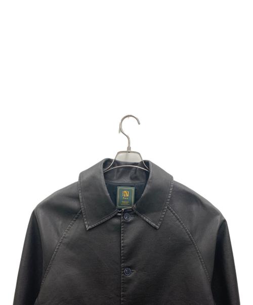 Noen（ノエン）Noen (ノエン) ヴィンテージライクレザージャケット ブラック サイズ:Ｌの古着・服飾アイテム