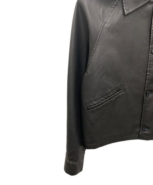 Noen（ノエン）Noen (ノエン) ヴィンテージライクレザージャケット ブラック サイズ:Ｌの古着・服飾アイテム
