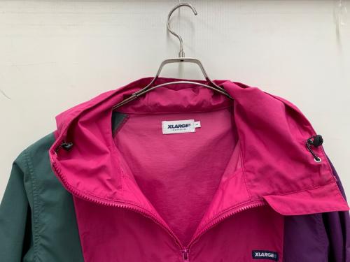 X-LARGE（エクストララージ）X-LARGE (エクストララージ) マウンテンパーカー ピンク サイズ:ｌの古着・服飾アイテム