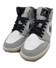 NIKE（ナイキ）の古着「ミッドカットスニーカー」｜ライトグレー