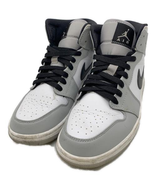 NIKE（ナイキ）NIKE (ナイキ) ミッドカットスニーカー ライトグレー サイズ:26の古着・服飾アイテム
