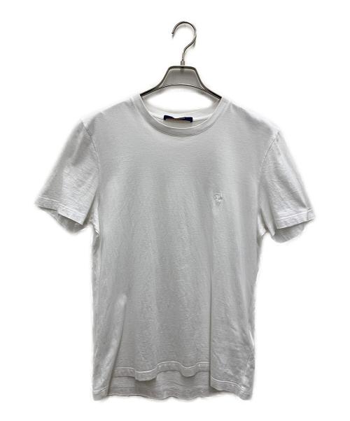 LOUIS VUITTON（ルイ ヴィトン）LOUIS VUITTON (ルイ ヴィトン) LVロゴ刺繍Tシャツ ホワイト サイズ:Lの古着・服飾アイテム