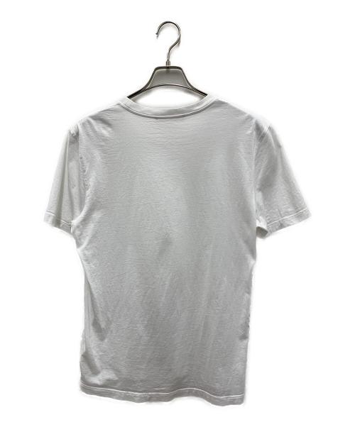 LOUIS VUITTON（ルイ ヴィトン）LOUIS VUITTON (ルイ ヴィトン) LVロゴ刺繍Tシャツ ホワイト サイズ:Lの古着・服飾アイテム