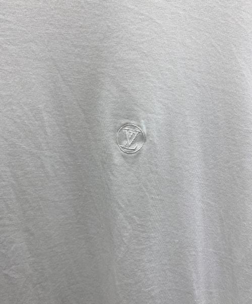 LOUIS VUITTON（ルイ ヴィトン）LOUIS VUITTON (ルイ ヴィトン) LVロゴ刺繍Tシャツ ホワイト サイズ:Lの古着・服飾アイテム