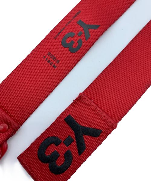 Y-3（ワイスリー）Y-3 (ワイスリー) ベルト レッドの古着・服飾アイテム