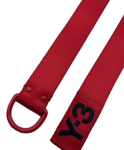 Y-3（ワイスリー）Y-3 (ワイスリー) ベルト レッドの古着・服飾アイテム