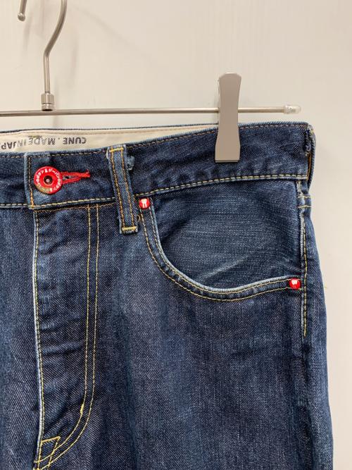 CUNE（キューン）CUNE (キューン) デニムパンツ インディゴ サイズ:81cm(W32)の古着・服飾アイテム
