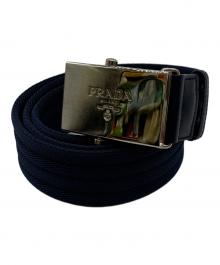 PRADA（プラダ）の古着「ガチャベルト」｜ネイビー