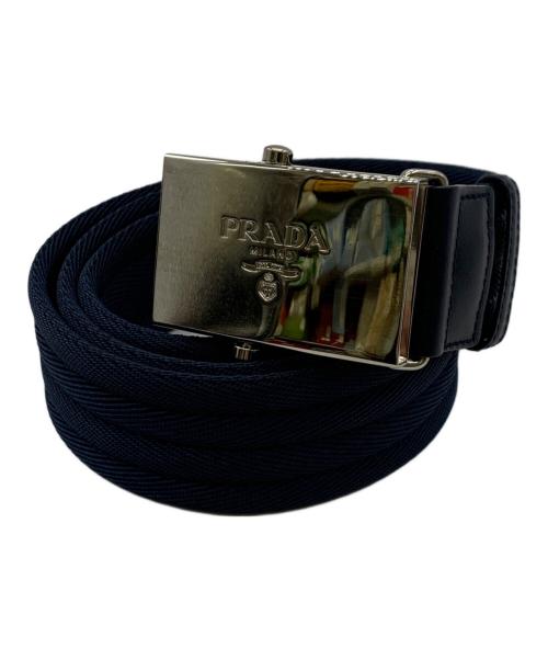 PRADA（プラダ）PRADA (プラダ) ガチャベルト ネイビーの古着・服飾アイテム