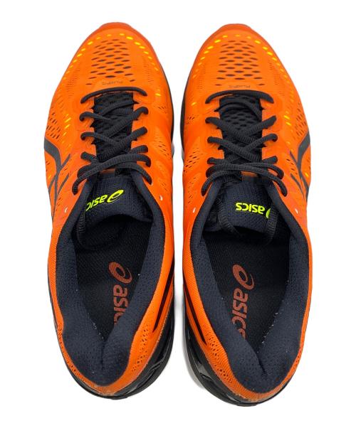 asics（アシックス）asics (アシックス) ランニングシューズ オレンジ×ブラック サイズ:30の古着・服飾アイテム