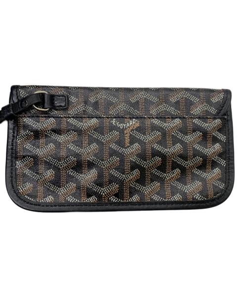 GOYARD（ゴヤール）GOYARD (ゴヤール) ハンドバッグ ブラック×ブラウンの古着・服飾アイテム