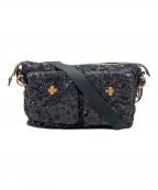 EMPORIO ARMANIエンポリオアルマーニ）の古着「ショルダーバッグ」｜ブラック×ピンク