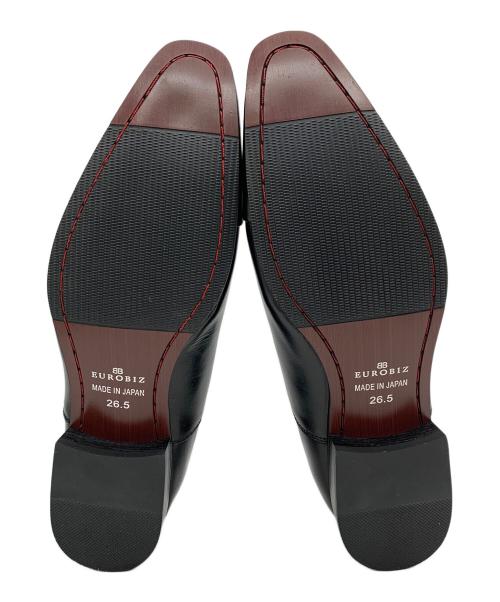 EUROBIZ（ユーロビズ）EUROBIZ (ユーロビズ) ビジネスシューズ ブラック サイズ:26.5の古着・服飾アイテム