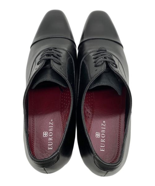 EUROBIZ（ユーロビズ）EUROBIZ (ユーロビズ) ビジネスシューズ ブラック サイズ:26.5の古着・服飾アイテム