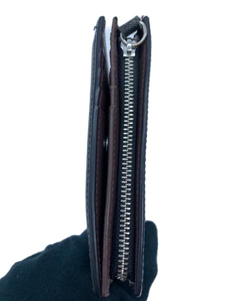 LANVIN（ランバン）LANVIN (ランバン) 2つ折り財布 ブラックの古着・服飾アイテム